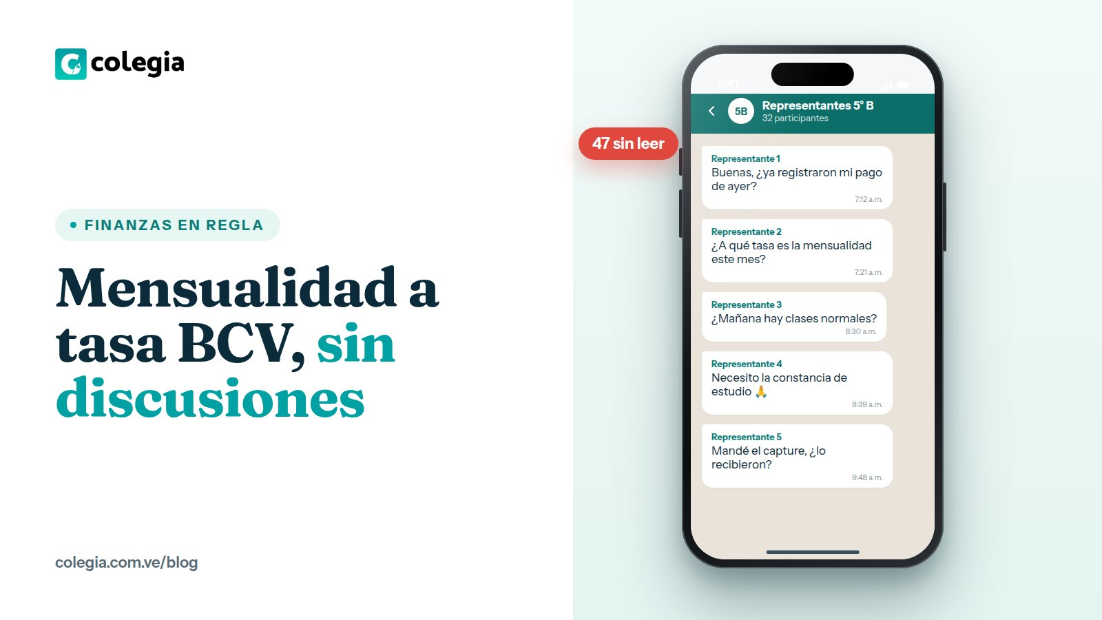 Mensualidad a tasa BCV, sin discusiones: cómo comunicarla sin que cada mes sea un reclamo