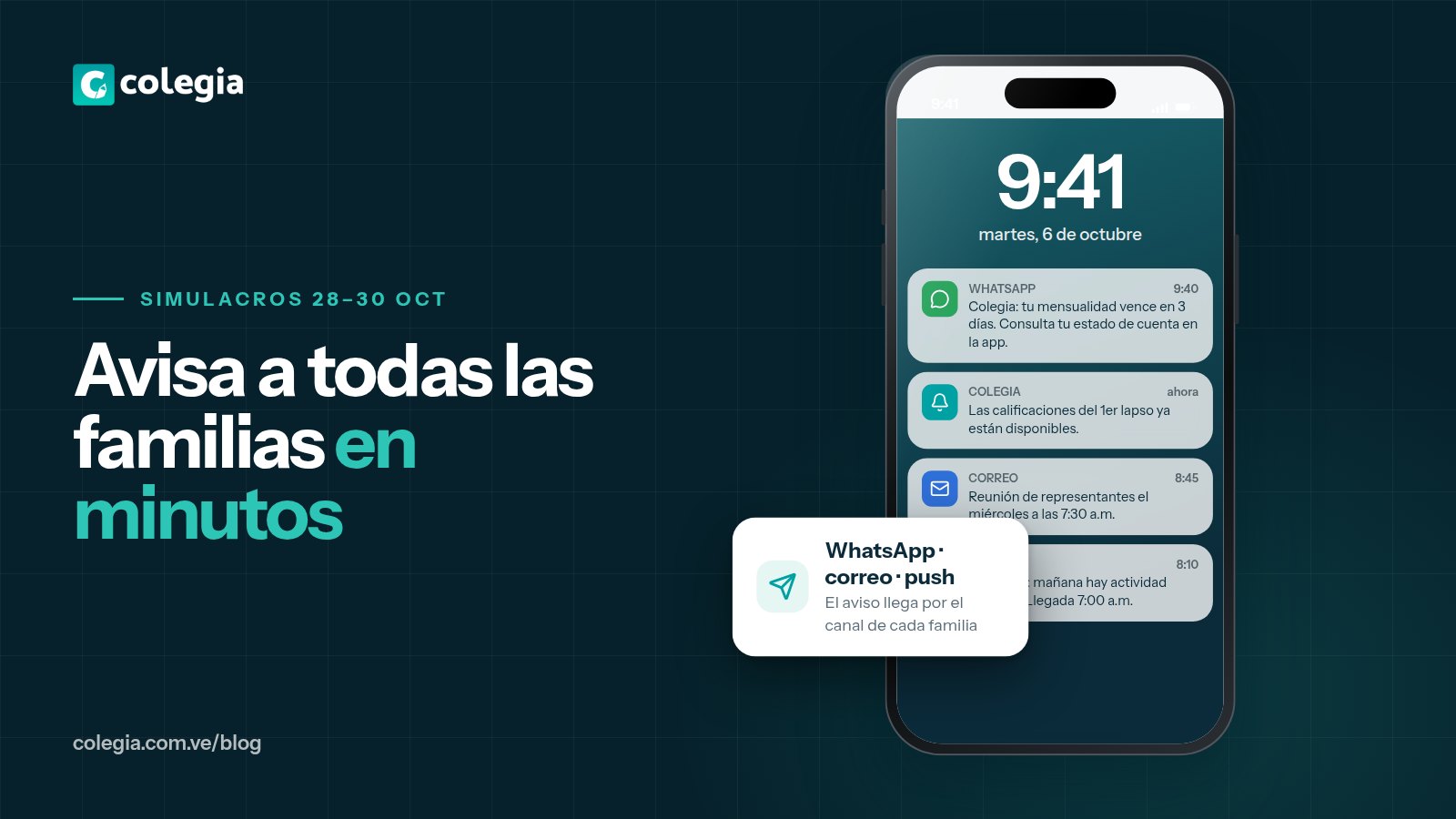 Avisa a todas las familias en minutos: plan de comunicación para emergencias escolares